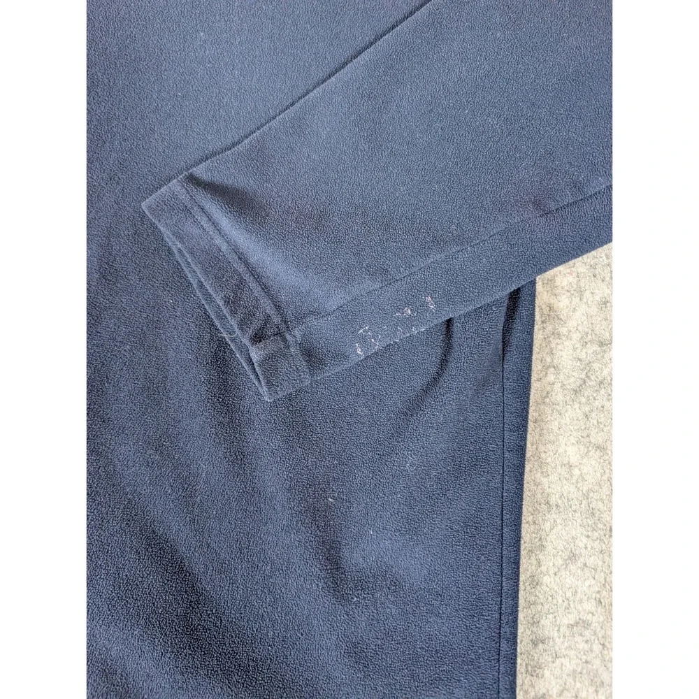The North Face Mens Navy Blue Long Sleeve Fleece Pullover Crew Neck Top XXL